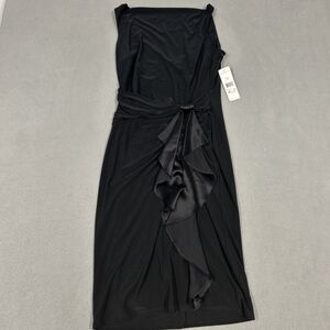 Lauren Ralph Lauren Evening Black Dress Women’s Size 10 V Back Elegant MSRP $180